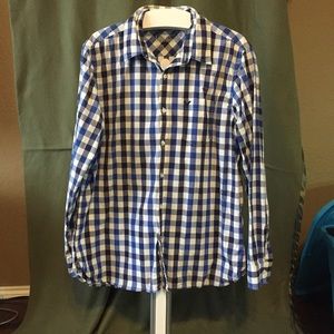 Athletic Fit American Eagle Long Sleeve Button Up